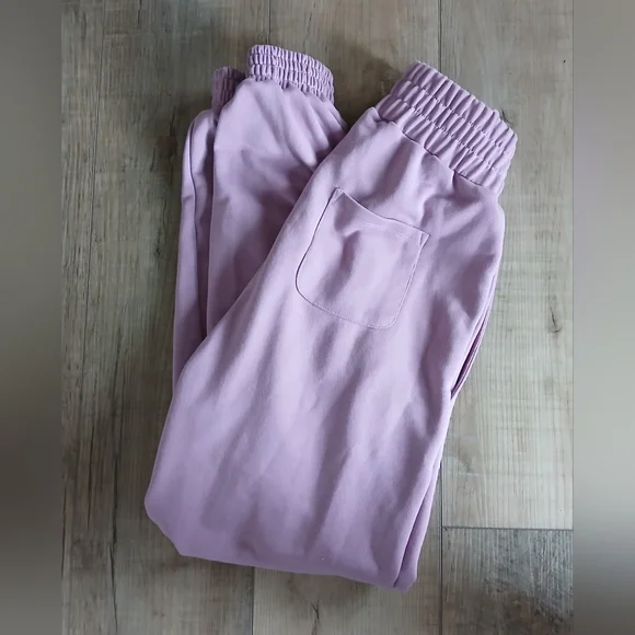 For Love & Lemons Women's Ellie Sweatpants in mulberry purple, Size XXS